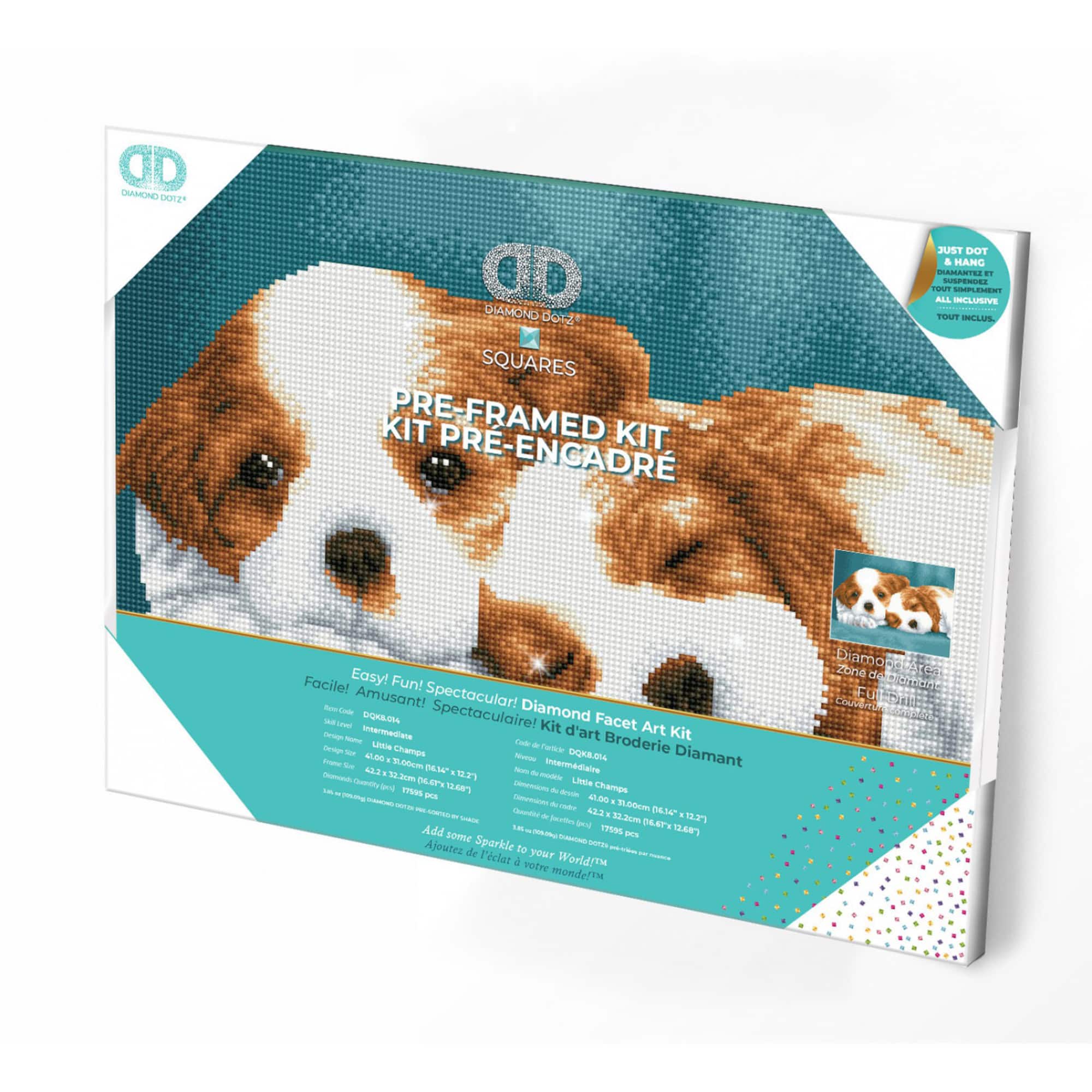Diamond Dotz® Intermediate Little Champs Pre-Framed Diamond Painting Kit